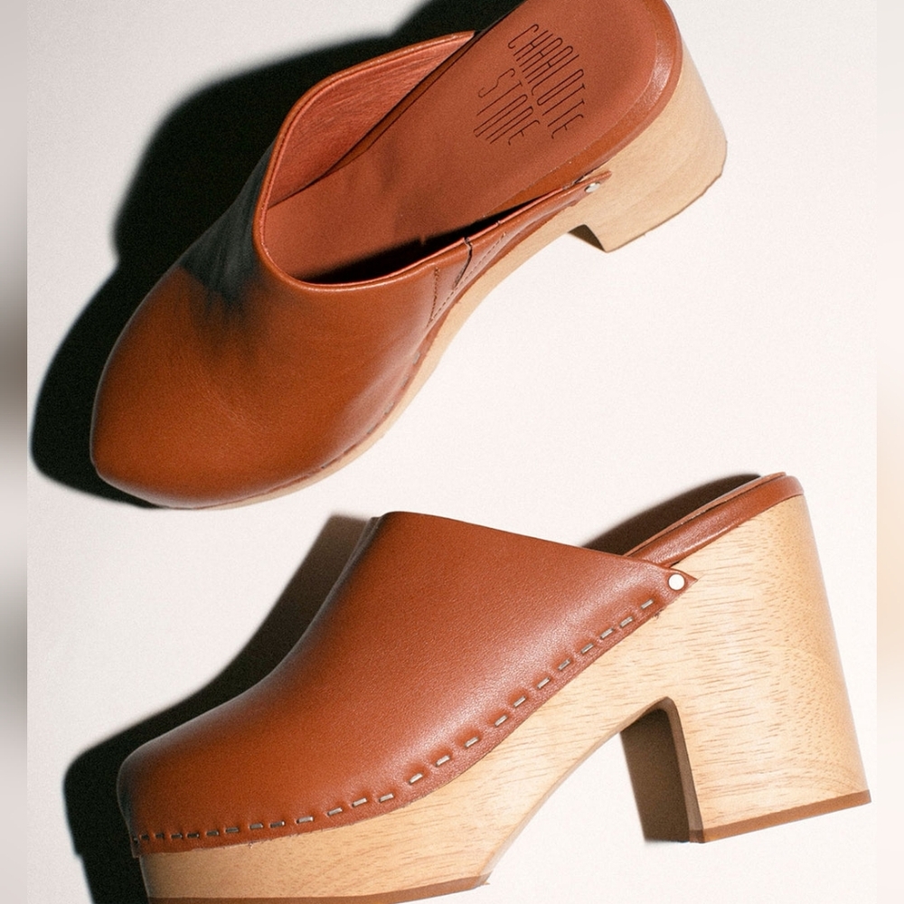 Charlotte Stone Marlo Platform Clog Sz. 11